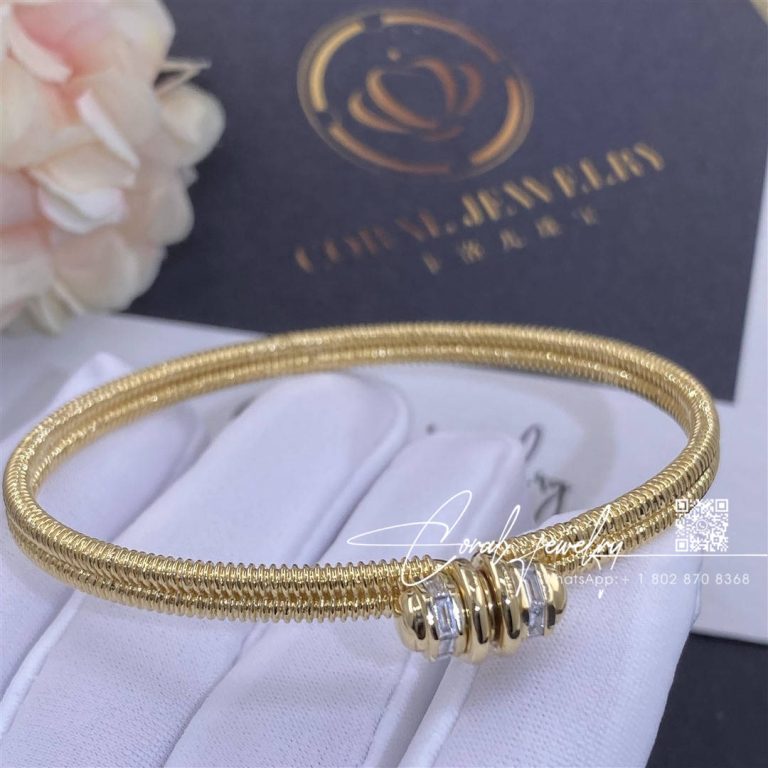 Cartier Ecrou De Cartier Diamond Bracelet Yellow Gold B6067117 (9)