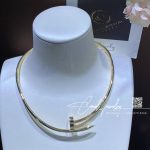 Cartier Juste Un Clou Collar Necklace Medium Model, Yellow Gold Ref. N7424165 (3)