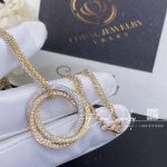 Cartier Trinity All Diamond Pendant Necklace On A Triple Chain (9)