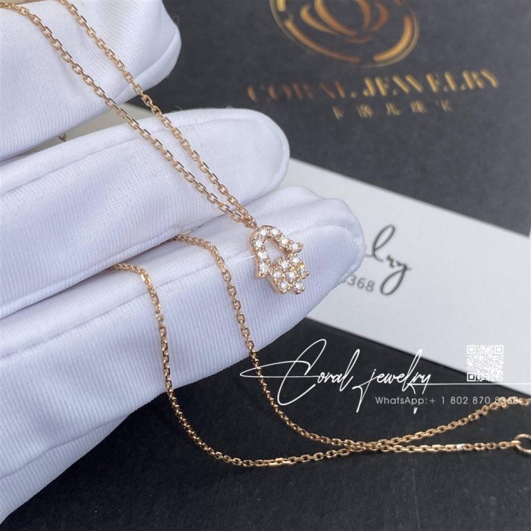 Cartier Symbol Necklace Rose Gold, Diamonds Ref. B3153118 (4)