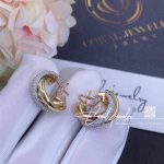 Cartier Trinity Earrings White Gold, Yellow Gold, Rose Gold Ref. B8031900 (4)