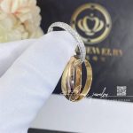 Cartier Trinity Ring, Small Model White Gold, Yellow Gold, Rose Gold, Diamonds Ref. B4086000 (5)