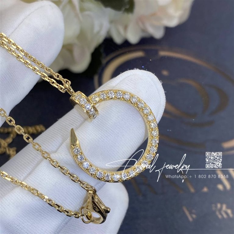 Cartier Juste Un Clou Necklace Yellow Gold, Diamonds Ref. B7224511 (3)