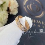 Cartier Love Wedding Band, Diamond Paved, Rose Gold B4085800 (2)