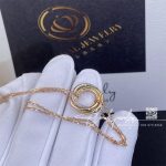 Cartier Trinity Bracelet White Gold, Yellow Gold, Rose Gold, Diamonds Ref. B6059017 (1)