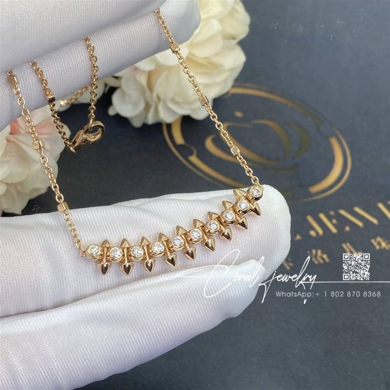 Cartier Clash De Cartier Necklace Rose Gold, Diamonds Ref. N7424312 (6)