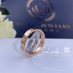 Cartier Love Ring, Rose Gold, White Gold, Diamond Paved B4094600 (8)