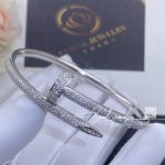 Cartier juste un clou bracelet white gold, diamonds ref. n6707317 (2)
