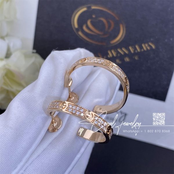 Cartier Love Earrings Rose Gold Ref. N8515192 (7)