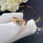 Cartier Love Wedding Band, 1 Diamond Rose Gold Ref. B4050700 (5)