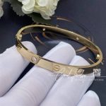 Cartier Love Bracelet, 4 Diamonds Yellow Gold Ref. B6035917 (3)