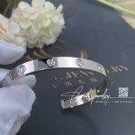 Cartier Love Bracelet, 9 Diamond White Gold Customized Versions Modified By Customers (6)