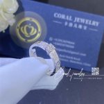 Cartier love solitaire brilliant cut diamond paved n4774600 coral (5)