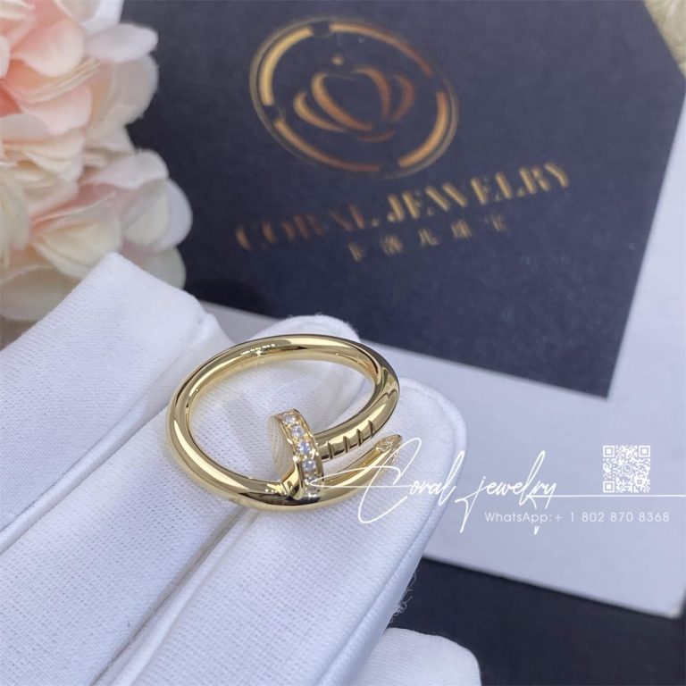 Cartier Juste Un Clou Ring Yellow Gold, Diamonds Ref. B4216900 (6)