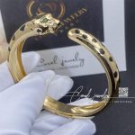 Cartier Panthère De Cartier Bracelet, 18k Yellow Gold Black Lacquer. Tsavorite Garnets, Onyx N6715217 (4)