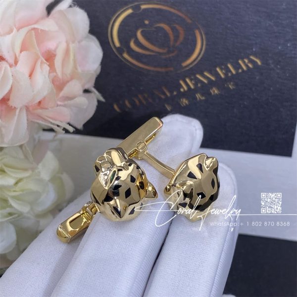 Cartier Panthère De Cartier Cufflinks, Yellow Gold Ref. Og000159 (6)