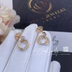 Cartier Trinity Earrings White Gold, Yellow Gold, Rose Gold Ref. B8043200 (4)