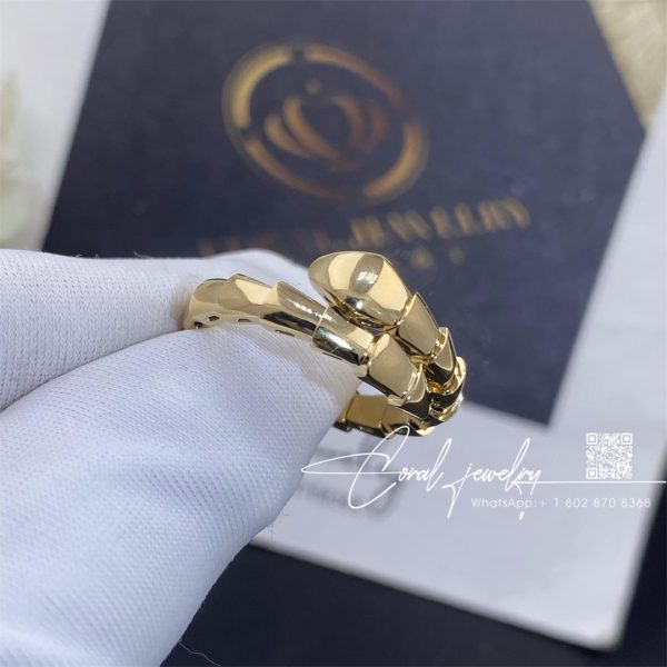 Bulgari Serpenti Viper 18 Kt Yellow Gold Ring Ref. 358642 (1)