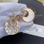 Bulgari 18k Rose Gold Diamond Intarsio Earrings 346302 Or855959 (12)