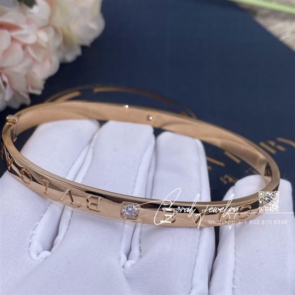 Bulgari Bvlgari Bracelet 18 Kt Rose Gold Bangle Bracelet Ref. 349178 Br856760 (1)