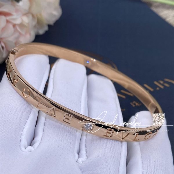 Bulgari Bvlgari Bracelet 18 Kt Rose Gold Bangle Bracelet Ref. 349178 Br856760 (2)