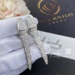 Bulgari Serpenti Viper Earrigns In White Gold Pavé Diamonds Ref. 348320 (3)