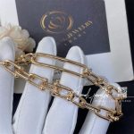 Tiffany Hardwear Elongated Link Bracelet In Rose Gold (5)