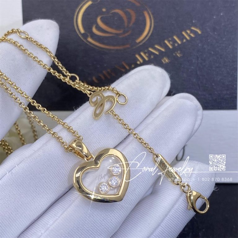 Chopard Happy Diamonds Icons Pendant, Ethical Yellow Gold, Diamonds Ref. Number 79a611 5001 (5)