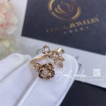 Piaget Rose Ring In 18k Rose Gold Set With 6 Brilliant Cut Diamonds (5)