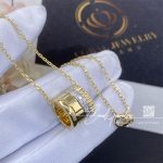 Boucheron Quatre Radiant Edition Mini Pendant Yellow Gold And Diamonds Jpn00537 (7)