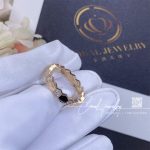 Chaumet Bee My Love Half Pavé Diamond Ring In Rose Gold 4mm (4)