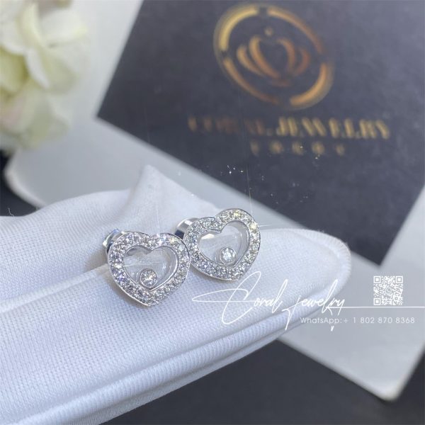 Happy Diamonds Icons Earrings, Ethical White Gold, Diamonds 83a054 1201 (7)