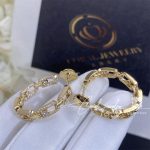 Messika Move Link Sm Hoop Earrings Yellow Gold Diamond Earrings 12716 Yg (5)