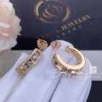 Messika Move Pavé Hoop Pink Gold Diamond Earrings 04993 Pg (3)