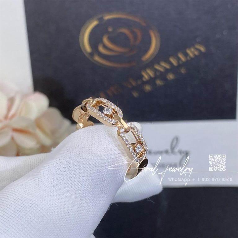 Messika Move Uno Multi Pave Rose Gold Ring With Diamonds 12012 Pg (7)