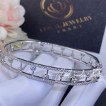 De Beers Dewdrop Bangle In White Gold B102147 (6)