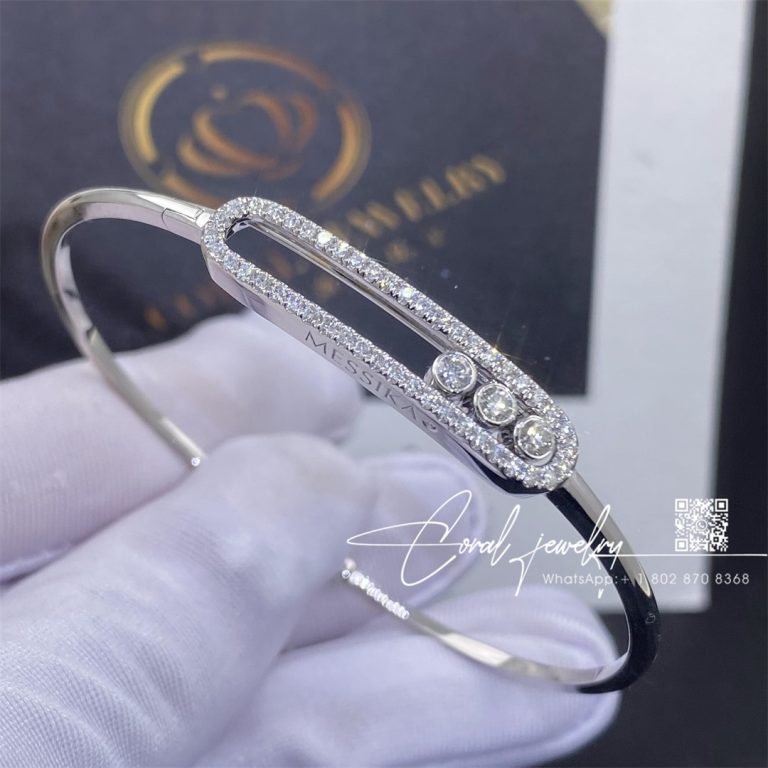 Messika Move Pavé Thin White Gold Diamond Bracelet 05032 Wg (4)