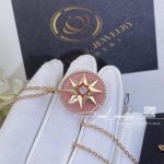 Dior Large Rose Des Vents Medallion Pink Gold, Diamond And Pink Opal (4)