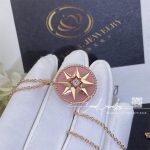 Dior Large Rose Des Vents Medallion Pink Gold, Diamond And Pink Opal (4)