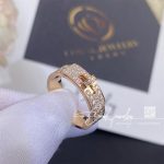 Hermes Kelly Rose Gold Diamonds Ring (1)