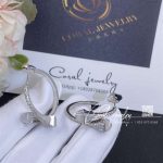 Marli Cleo Diamond Open Hoop Earrings In White Gold White Moon Stone (5)