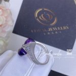 Marli Cleo Diamond Ring In White Gold Lapis Lazuli (5)