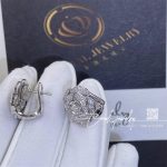 Chanel Bouton De Camélia Earrings 18k White Gold, Diamonds J12072 (4)