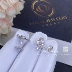 Chanel Cc Logo Earrings Small Version 18k White Gold, Diamonds (5)