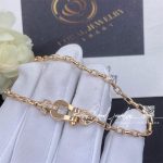 Fred Force 10 Bracelet 18k Pink Gold And Diamonds Medium Model Ref 0b0073 6b1110 (6)