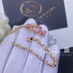 Fred Force 10 Bracelet 18k Pink Gold And Pink Sapphires Medium Model Ref 0b0090 6b1110 (1)