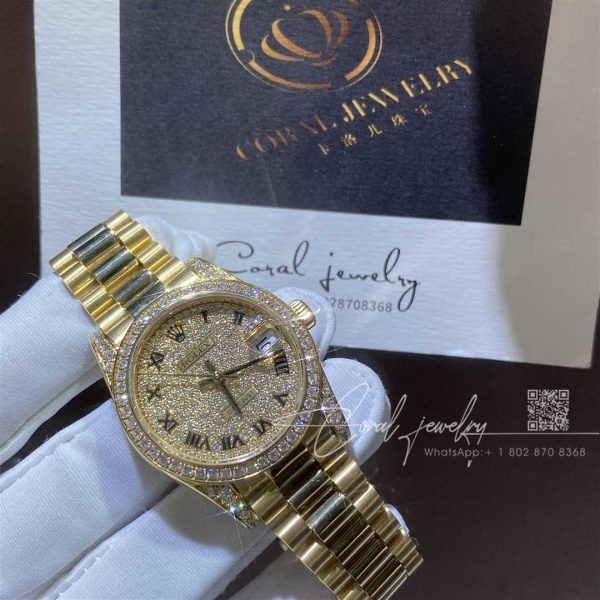 Rolex Datejust Lady In Yellow Gold 178158 31mm (5)