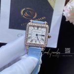 Charles Oudin Pansy Retro 24mm Rose Watch Roman Style (4)