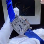 Charles Oudin Pansy Retro 24mm Watch Blue Straps (2)