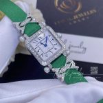 Charles Oudin Pansy Retro Quartz 20mm Silk, Diamond Watch With Elements Arabic Style (1)